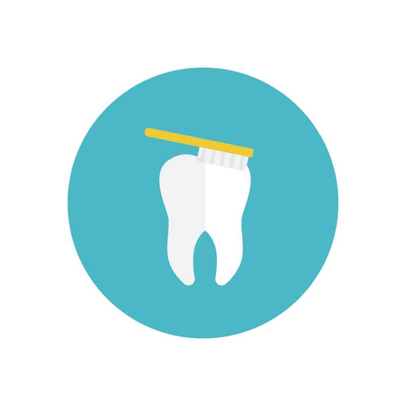 طرح آیکون مسواک زدن