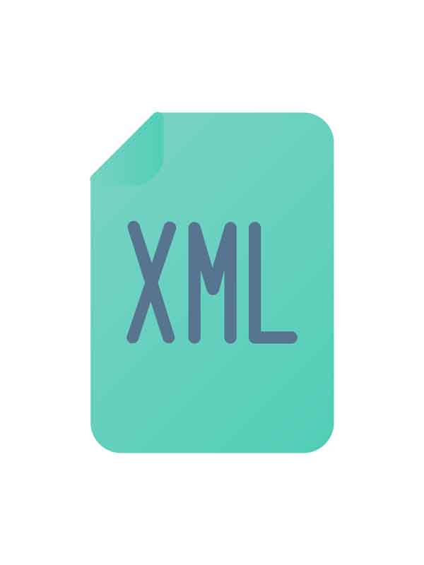 دانلود طرح آیکون صفحه XML