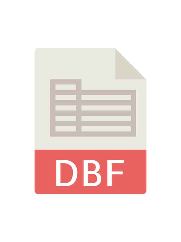 دانلود طرح آیکون فایل DBF