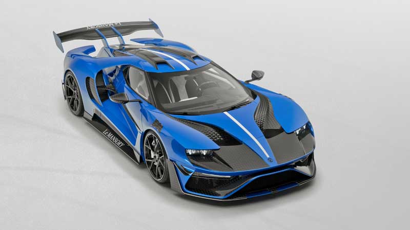 عکس باکیفیت ماشین فورد آبی