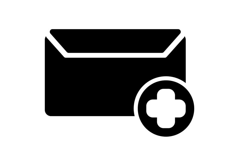 طرح آیکون ایجاد پیام جدید