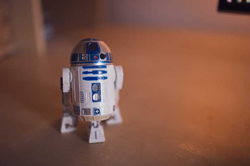 تصویر با کیفیت ربات R2-D2