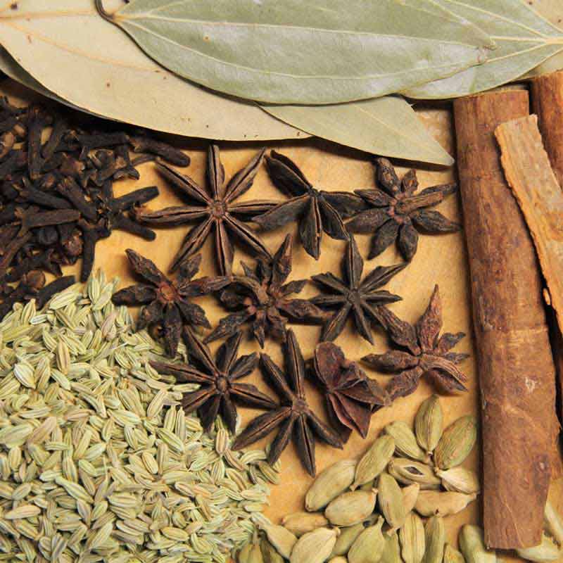 دانلود عکس گرافیکی هل و دارچین تازه