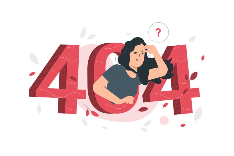 دانلود وکتور مفهومی خطا 404