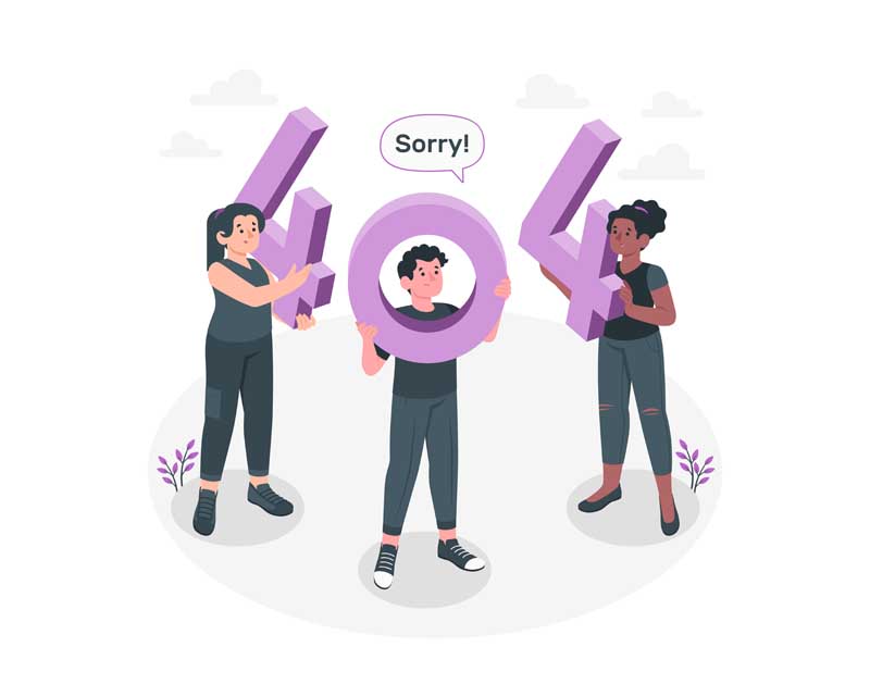 دانلود وکتور مفهومی خطای 404 اینترنت