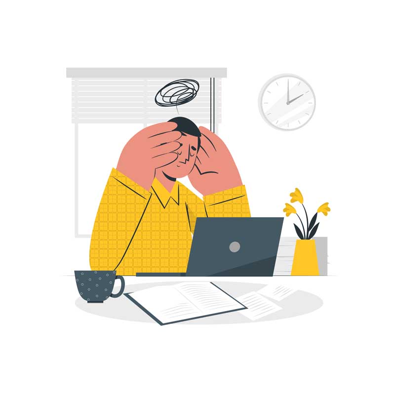 دانلود وکتور مفهومی کار زیاد