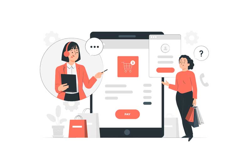 دانلود وکتور مفهومی خرید پرداخت اینترنتی