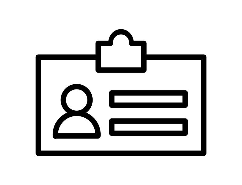 دانلود طرح آیکون کارت شناسایی