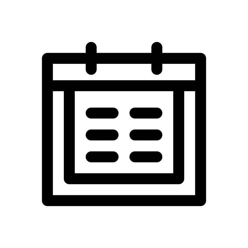 دانلود طرح آیکون تقویم و تاریخ