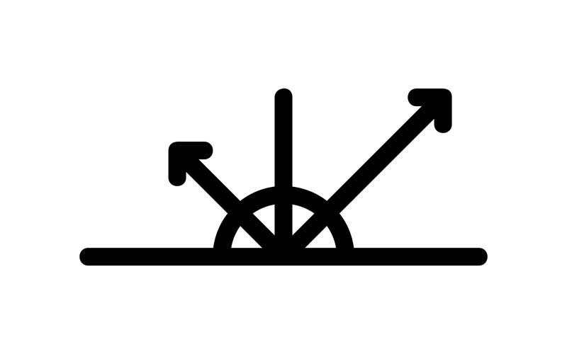دانلود طرح آیکون نمودار زاویه