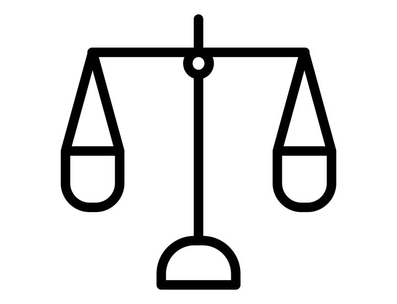 دانلود آیکون ترازوی عدالت