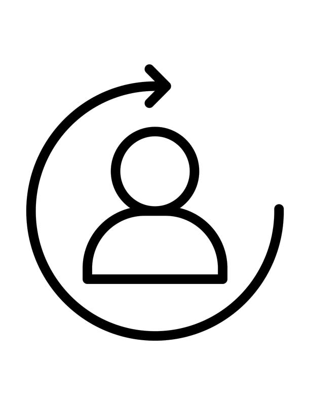 دانلود آیکون تکرار مخاطب