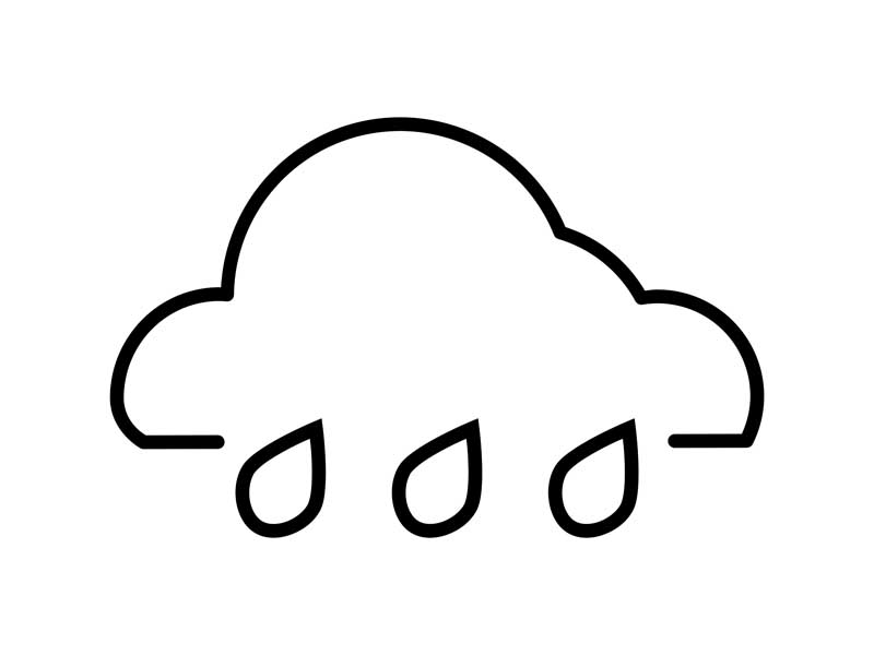 دانلود آیکون ابر بارانی