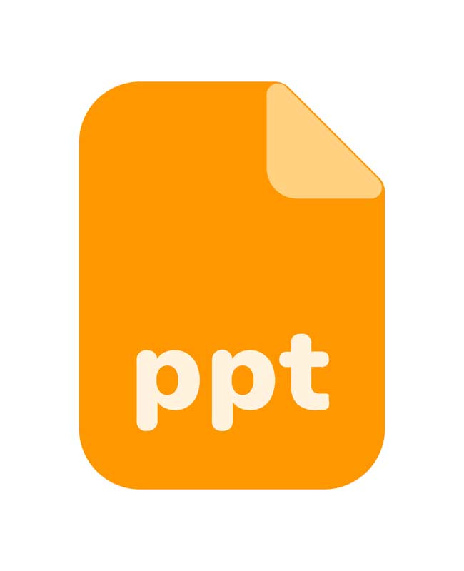 طرح آیکون فایل ppt