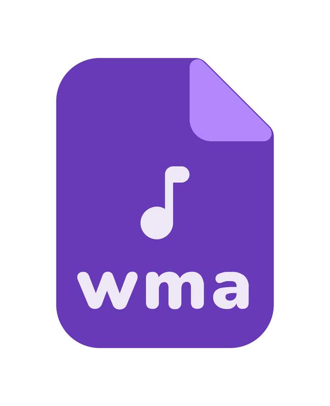 طرح آیکون فایل wma