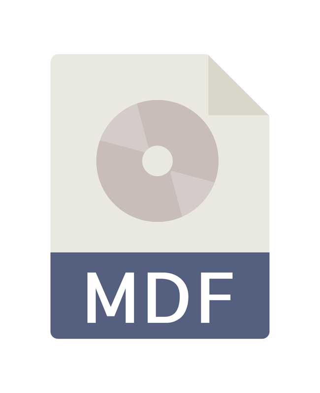 طرح آیکون فایل MDF