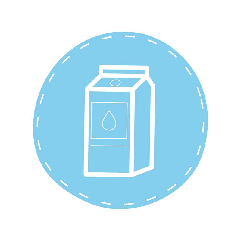 طرح آیکون قوطی شیر