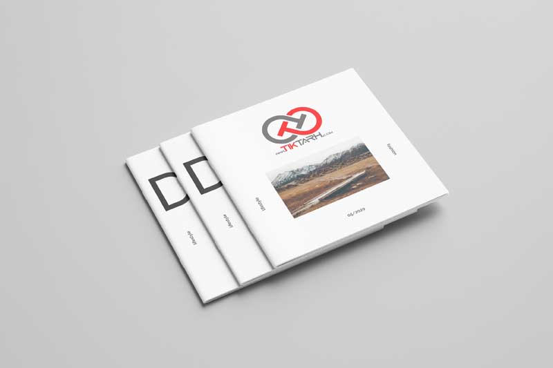 دانلود موکاپ سه عدد کتاب مربع