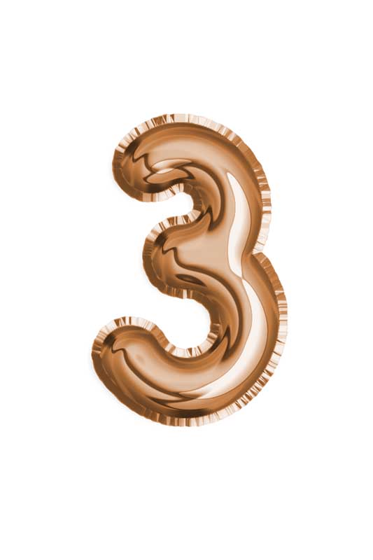 طرح کلیپ آرت بادکنک عدد 3