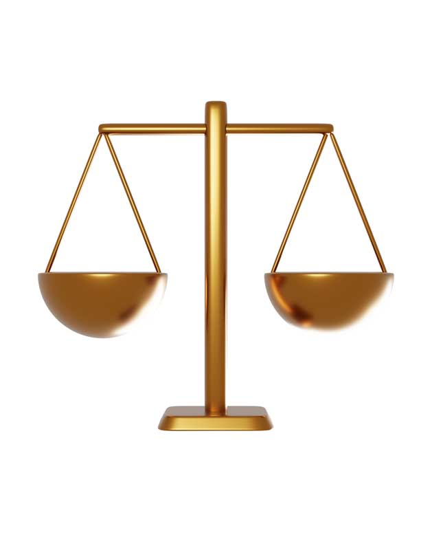 طرح کلیپ آرت ترازوی عدالت