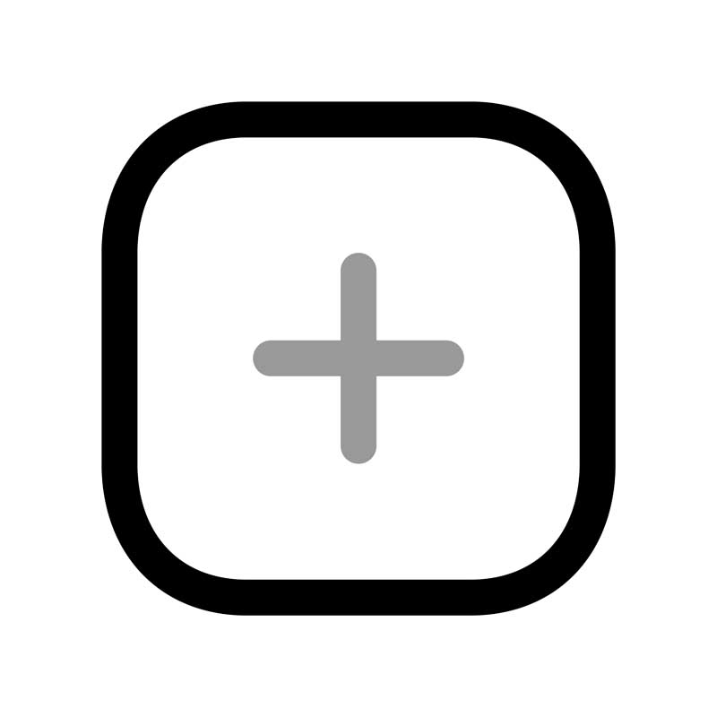 طرح با کیفیت آیکون بعلاوه