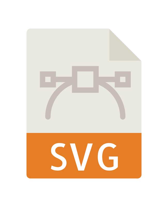 طرح با کیفیت آیکون فرمت SVG