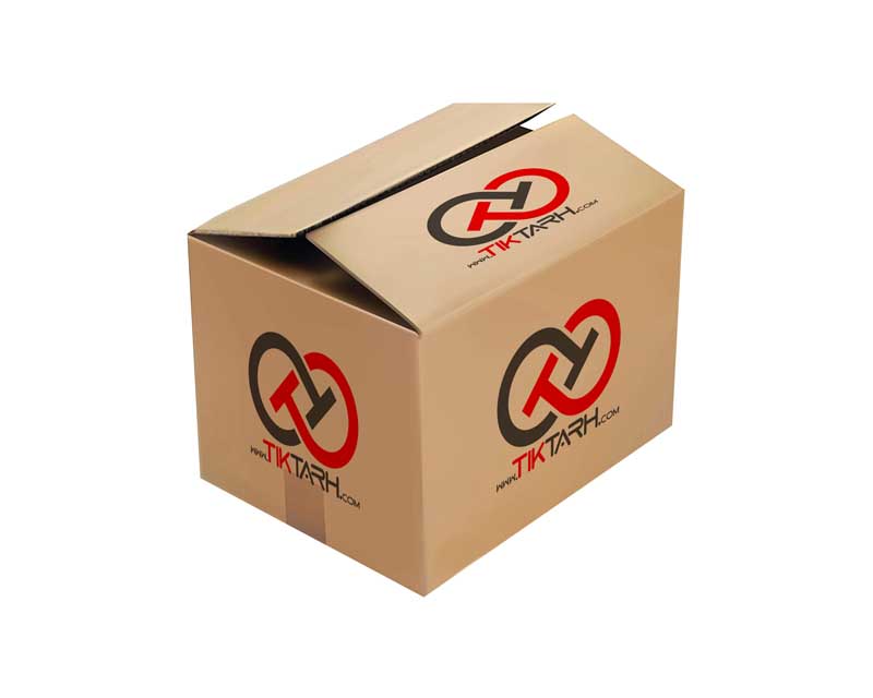 طرح موکاپ کارتن مقوایی بزرگ
