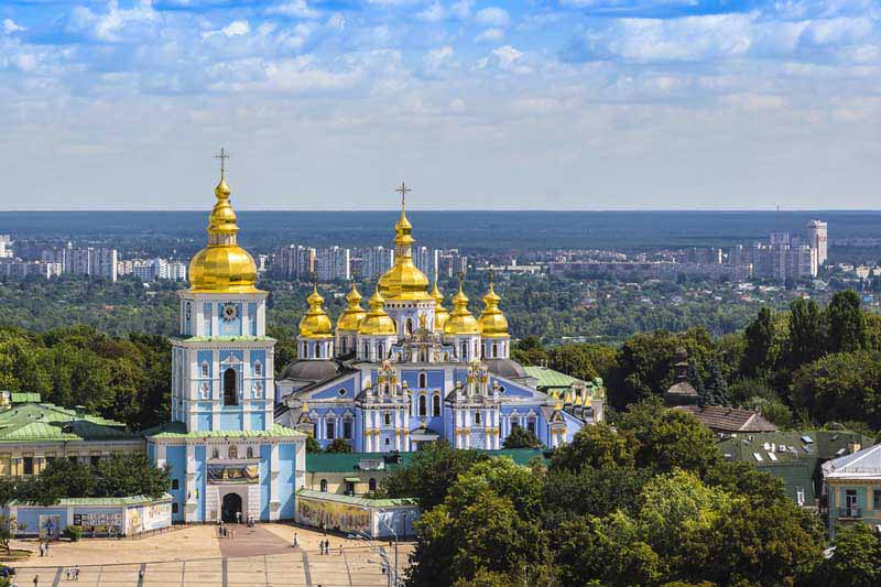 عکس باکیفیت کلیسای پچرسک لاورا کی‌یف
