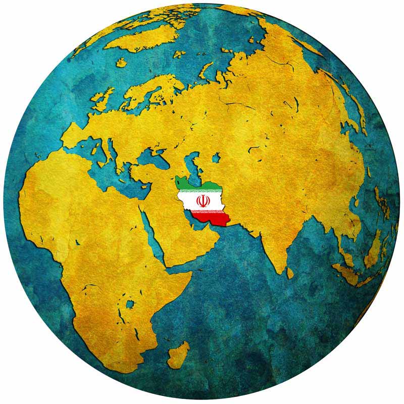 تصویر با کیفیت کره زمین و نقشه ایران