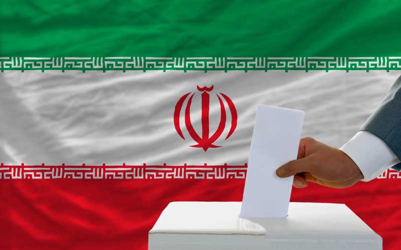 دانلود تصویر با کیفیت صندوق رای و پرچم ایران