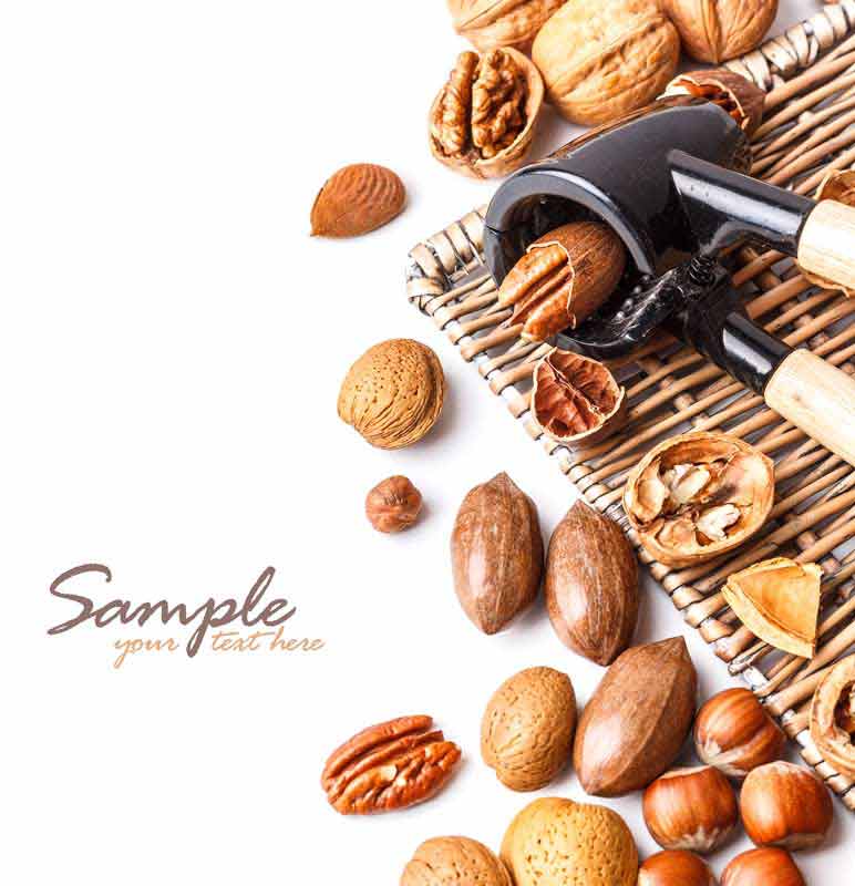 عکس با کیفیت آجیل و گردو شکن دستی
