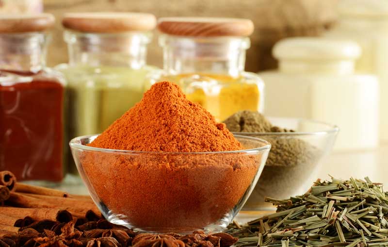 دانلود عکس گرافیکی ظرف های پر از ادویه