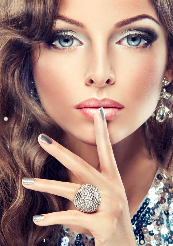 دانلود عکس با کیفیت آرایش نقره ای
