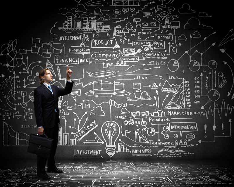 دانلود عکس با کیفیت بررسی راه ها و فرمول ها برای ایده جدید