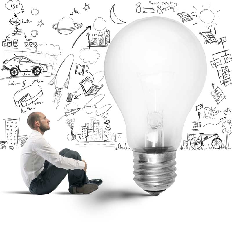 دانلود عکس با کیفیت در فکر خلق ایده