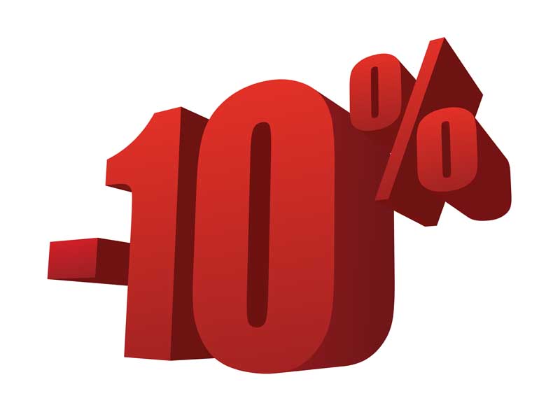 طرح کلیپ آرت 10 درصد