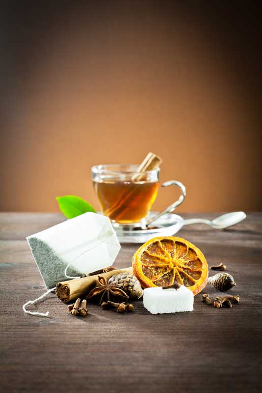 عکس باکیفیت چای دارچین