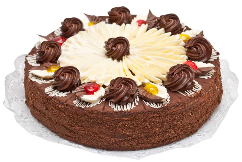 عکس گرافیکی کیک شکلاتی