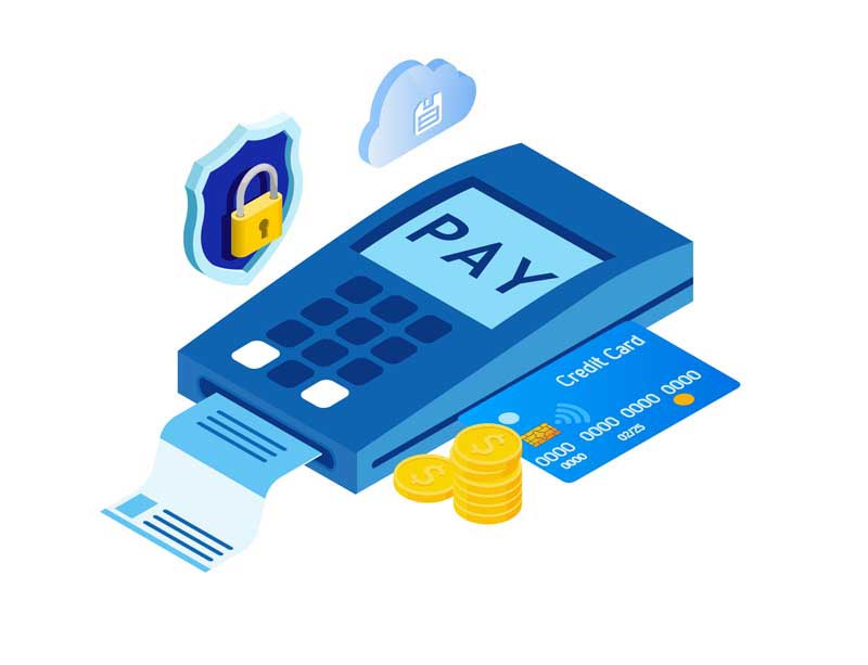 کلیپ آرت لایه باز کارت خوان با کارت
