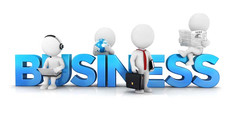 عکس سه بعدی از نوشته Business