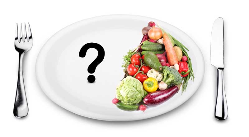 عکس زیبا از صیفی جات در بشقاب