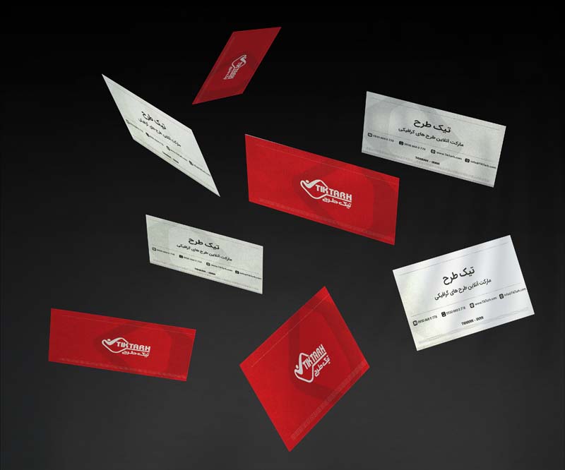 موکاپ کارت های ویزیت
