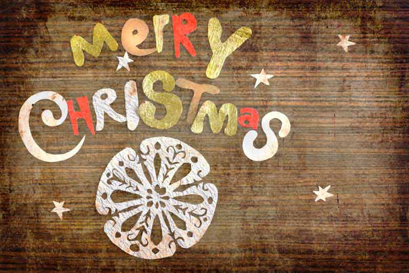 تصویر از Merry Christmas روی تخته