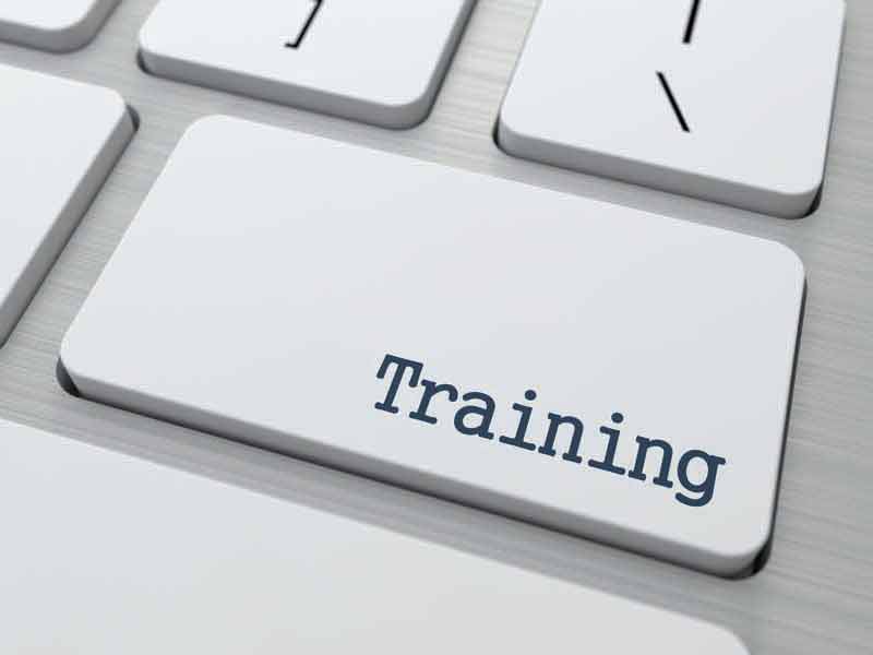تصویر از دکمه Training کیبورد