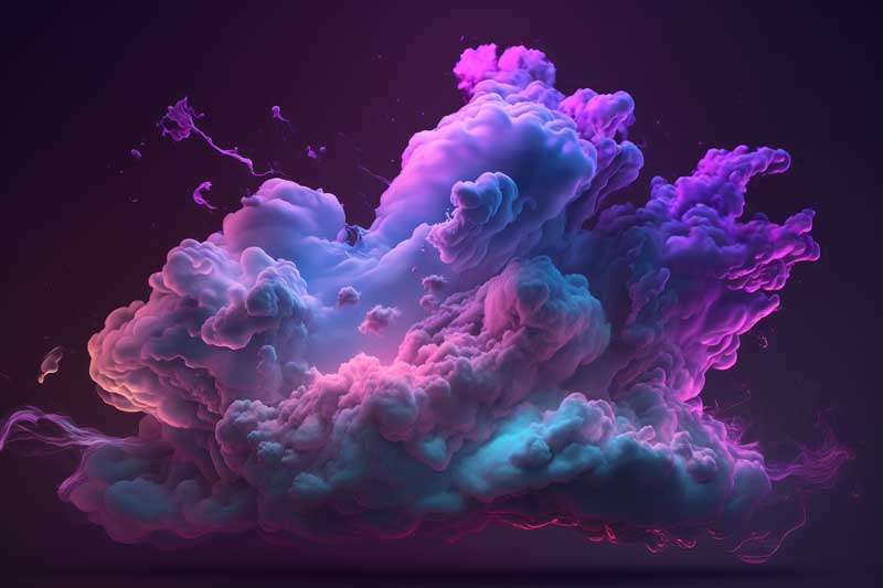 تصویر باکیفیت پس زمینه ابر بنفش فانتزی