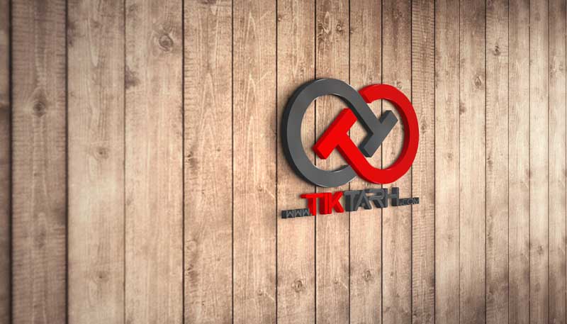 دانلود طرح موکاپ لوگوی دو رنگ در دیوار