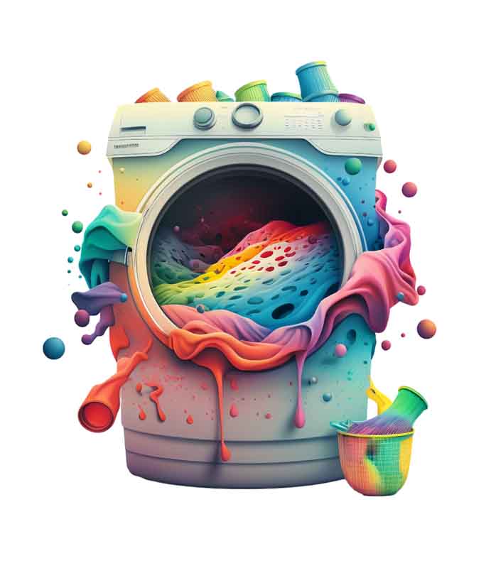 دانلود طرح لباسشویی و کف رنگی
