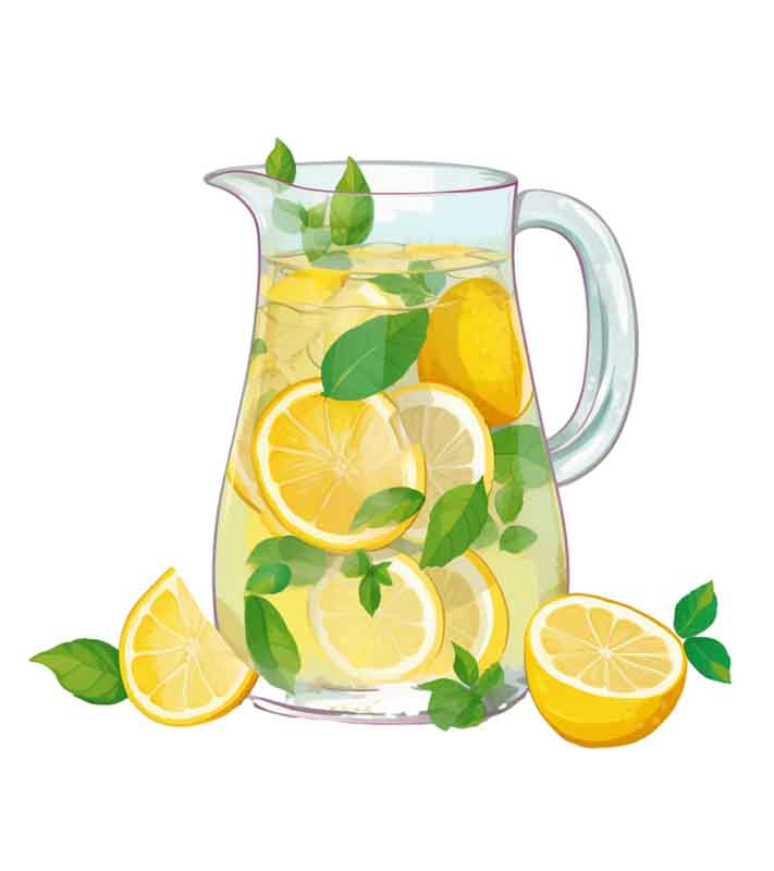 دانلود طرح شربت لیمو در پارچ