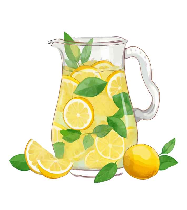 دانلود طرح شربت لیمو در پارچ