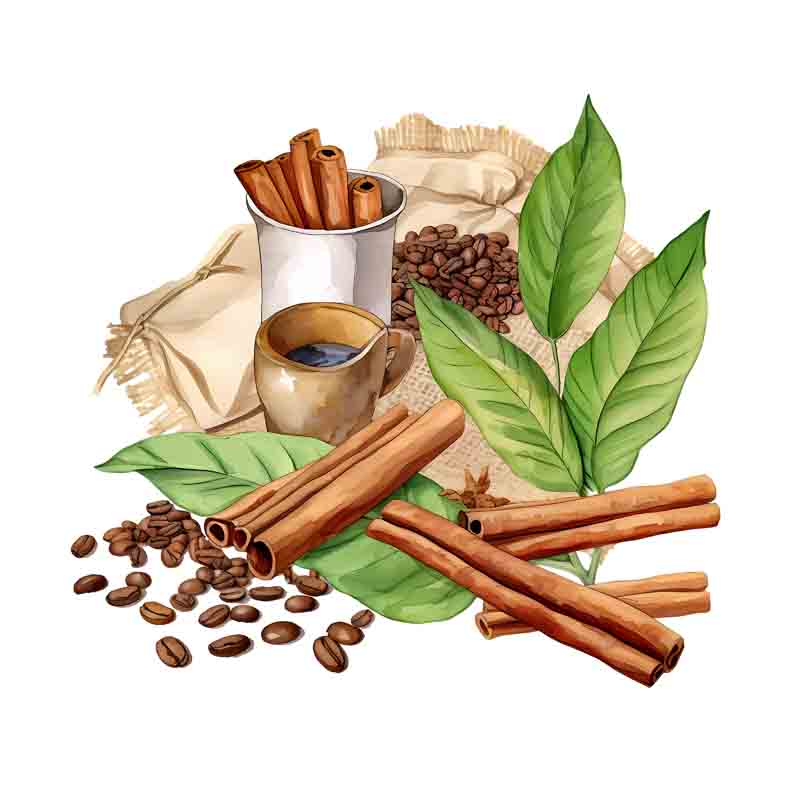 دانلود طرح کیسه قهوه و لیوان